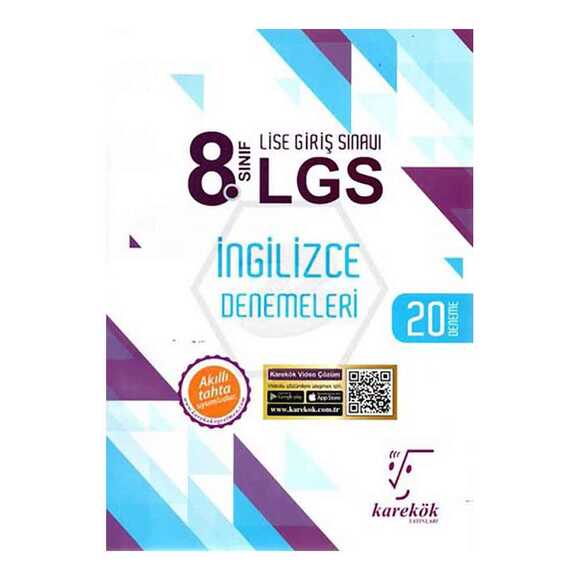 Karekök 8.Sınıf LGS İngilizce Denemeleri 20 Deneme