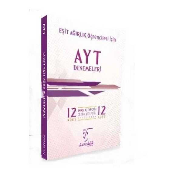 Karekök AYT 12 Li Deneme Seti Eşit Ağırlık 2019
