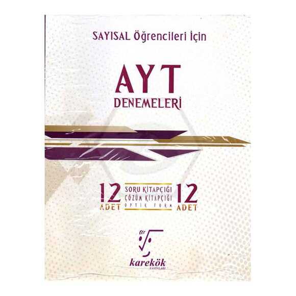 Karekök AYT 12 Li Deneme Seti Sayısal