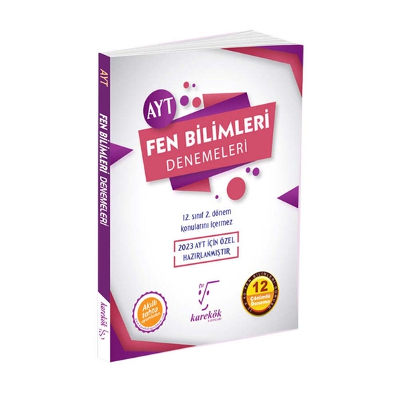 Karekök  AYT Fen Bilimleri denemeleri (12 Çözümlü)