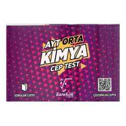 Karekök AYT Kimya Cep Test Orta - Thumbnail