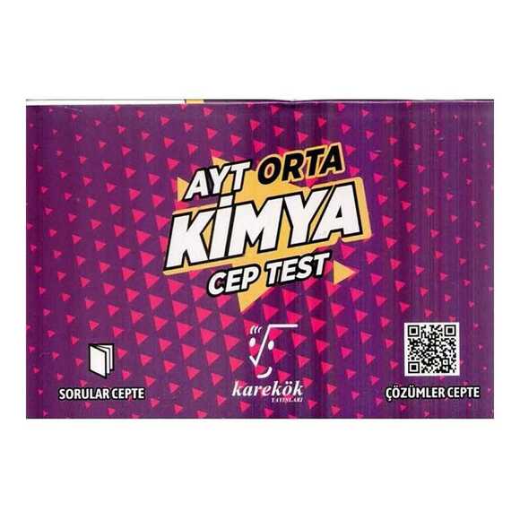 Karekök AYT Kimya Cep Test Orta