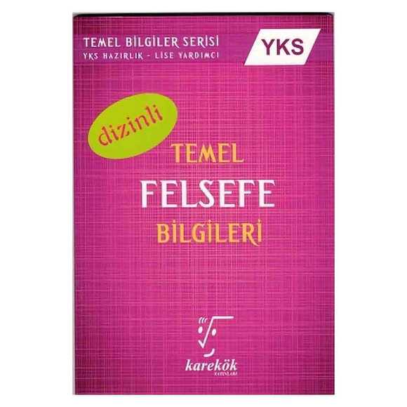 Karekök Ayt Temel Felsefe Bilgileri (Dizinli)