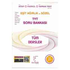 Karekök Yayınları - Karekök TYT Tüm Dersler Eşit Ağırlık ve Sözel Soru Bankası