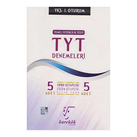 Karekök YKS 1. Oturum TYT Denemeleri 5 Adet