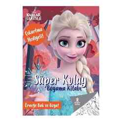 Karlar Ülkesi 2 - Süper Kolay Boyama Kitabı - Çıkartma Hediyeli! Örneğe Bak ve Boya! - Thumbnail