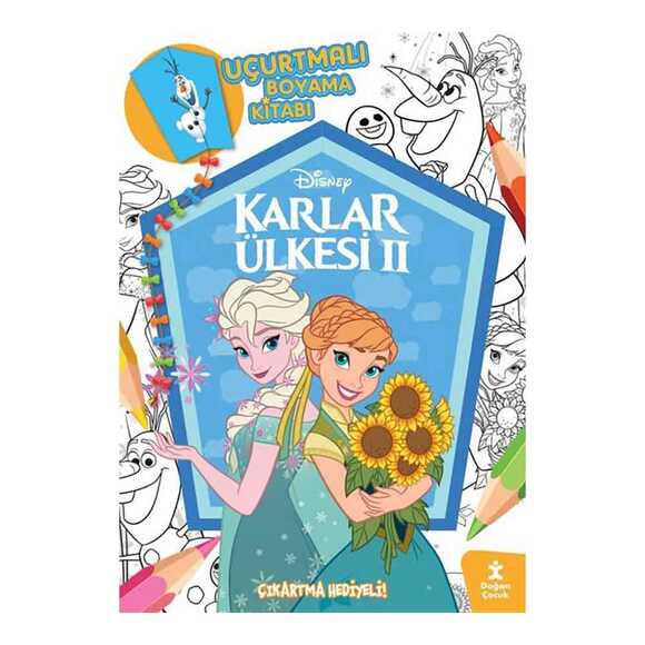 Karlar Ülkesi 2 - Uçurtmalı Boyama Kitabı - Çıkartma Hediyeli!