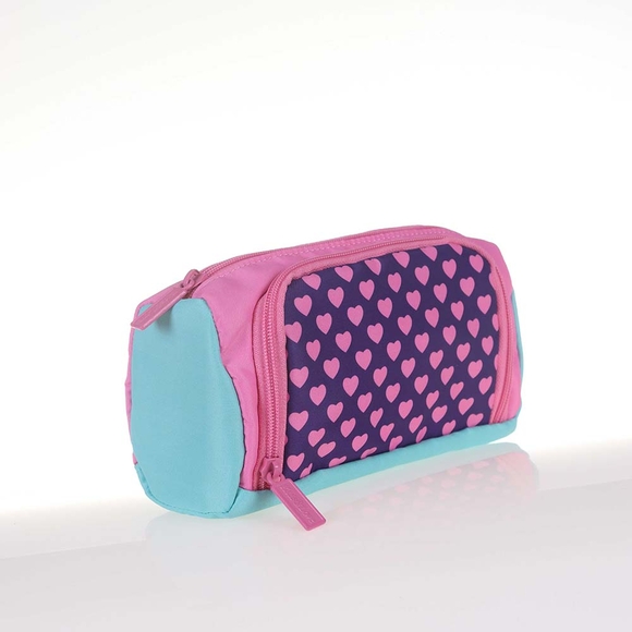 Kaukko 3 Colors Plump Kalem Çantası (Happy) K2301