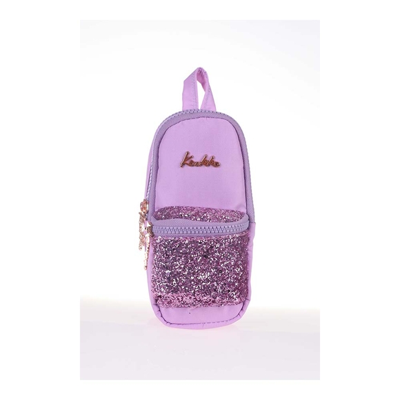 Kaukko Bright Junior Bag Kalem Çantası Taşlı-Lila K2289