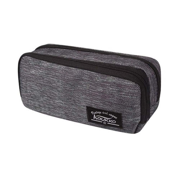 Kaukko Canvas Çift Bölmeli Kalem Çantası 46004