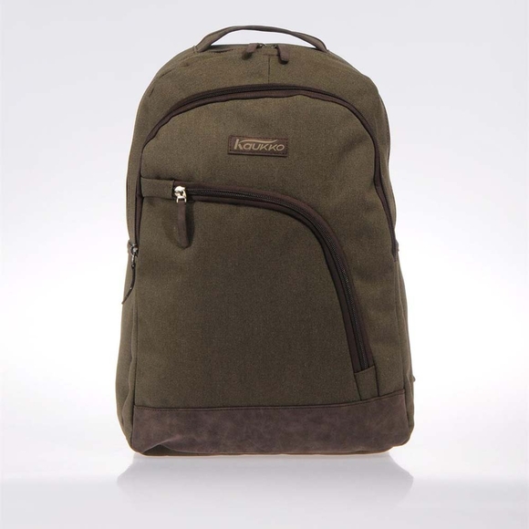 Kaukko Canvas Haki Sırt Çantası K1003