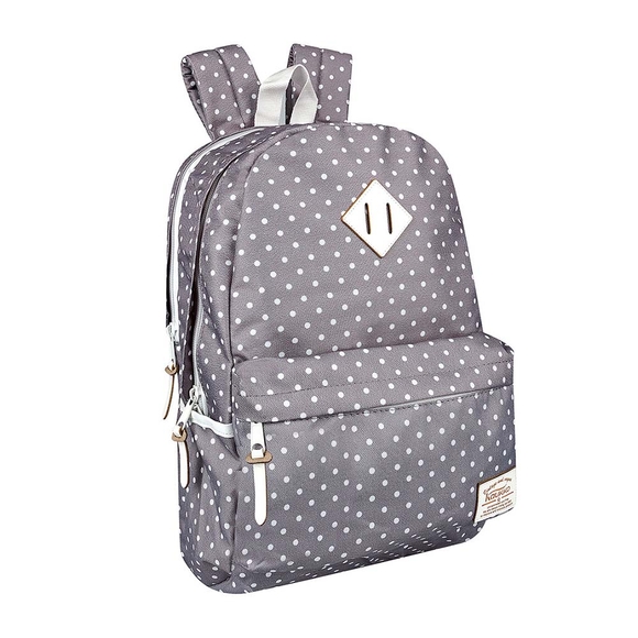 Kaukko Dots Gri Sırt Çantası 45021