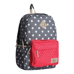 Kaukko - Kaukko Dots Sırt Çantası (Gri) K1023