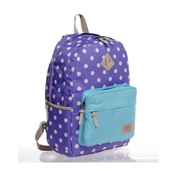 Kaukko Dots Sırt Çantası Lila K1108