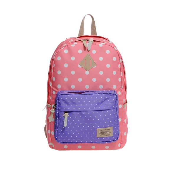 Kaukko Dots Sırt Çantası Yavruağzı K1109