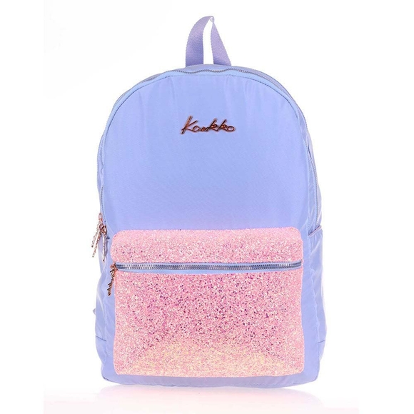 Kaukko K1521 Sırt Çantası Taşlı Florak Mavi 