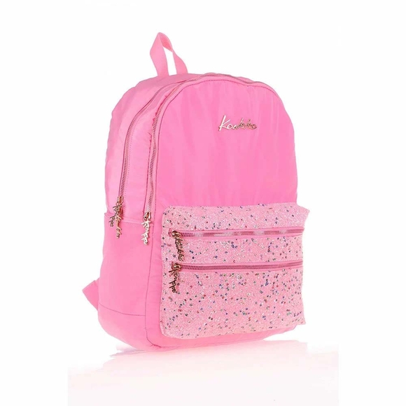 Kaukko K1546 Sırt Çantası Taş.Pullu Pembe