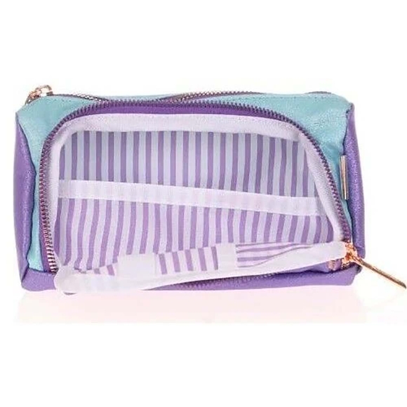 Kaukko K2532 Sparkle Plump Kalem Çanta Duble K.Lila 