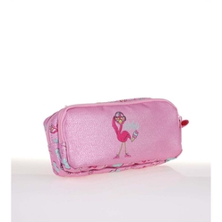 Kaukko Kids&Love Flamingo Kalem Çantası Aynalı-Sim L8066 - Thumbnail