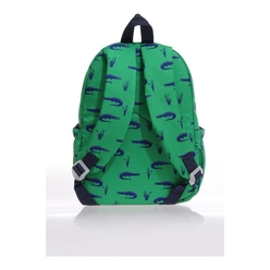 Kaukko Kids&Love Green Friend Anaokul Çantası V6013 - Thumbnail