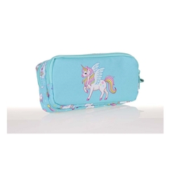 Kaukko Kids&Love Unicorn Kalem Çantası Aynalı-Taş L8062 - Thumbnail