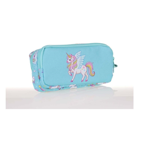 Kaukko Kids&Love Unicorn Kalem Çantası Aynalı-Taş L8062