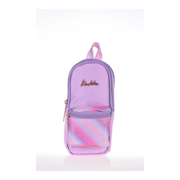 Kaukko Magical Junior Bag Kalem Çantası Simli K2284