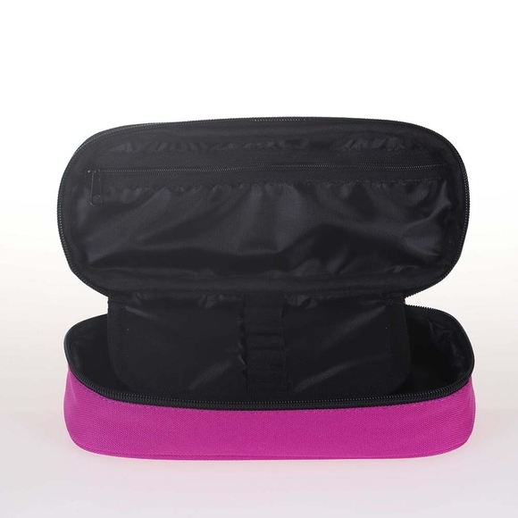 Kaukko Özel Bölmeli Kalem Çantası (Fuşya) K2265