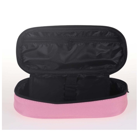 Kaukko Özel Bölmeli Kalem Çantası Pembe K2267
