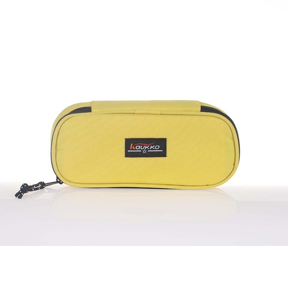 Kaukko Özel Bölmeli Kalem Çantası Sarı K2264