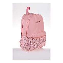 Kaukko Soft Floral Sırt Çantası (Somon) K1373 - Thumbnail