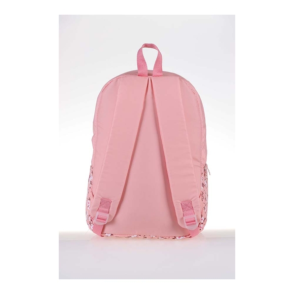 Kaukko Soft Floral Sırt Çantası (Somon) K1373