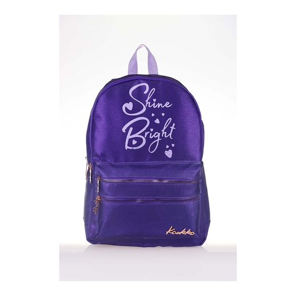 Kaukko Sparkle Sırt Çantası (Mor) K1392