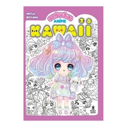 Kawaii Anime Mutlu Boyama 1 Mor - Thumbnail