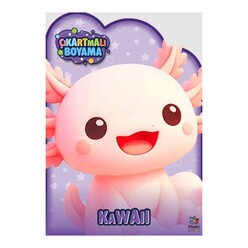 İthaki Yayınları - Kawaii Zamanı - Çıkartmalı Boyama Kitabı