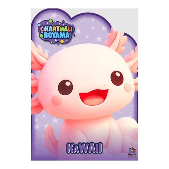 Kawaii Zamanı - Çıkartmalı Boyama Kitabı