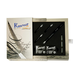 Kaweco Kaligrafi Seti Siyah 10000229 - Thumbnail