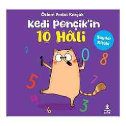 Kedi Ponçik’in 10 Hali -Sayılar Kitabı - Thumbnail