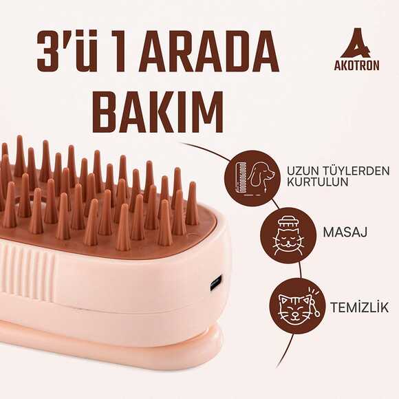 Kedi ve Köpek Tarağı Buharlı Bej YQ1127I