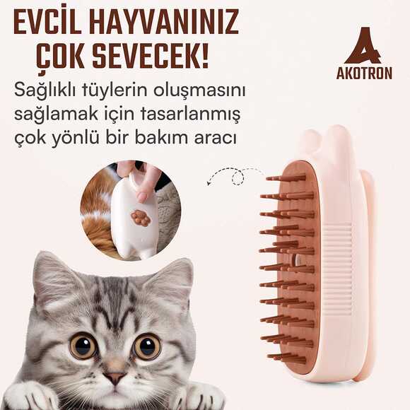 Kedi ve Köpek Tarağı Buharlı Bej YQ1127I