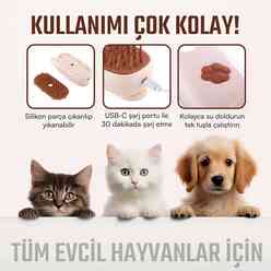 Kedi ve Köpek Tarağı Buharlı Bej YQ1127I - Thumbnail