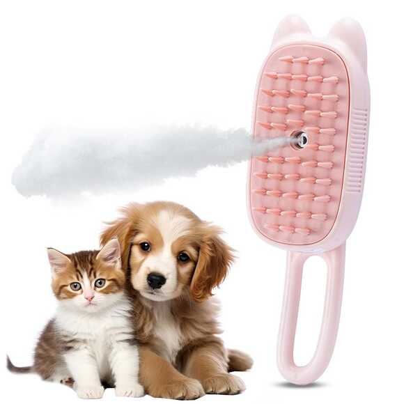 Kedi ve Köpek Tarağı Buharlı Pembe YQ1127I
