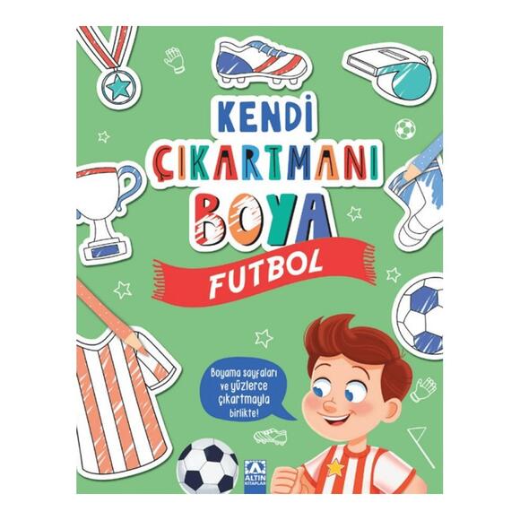 Kendi Çıkartmanı Boya - Futbol