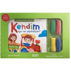 Gülce Çocuk Yayın - Kendim İçin Ne Yapmalıyım? - Oyun Hamurlu Kitap Seti