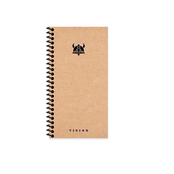 Keskin 10X19 Sert Kapak La Plume Viking 80 Yaprak Spiralli Çizgisiz Defter Başlık 417968-99