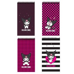 Keskin 10X19cm 80 Yaprak Spiralli Karton Kapak Defter Çizgili-Kuromi 380641-12 - Thumbnail