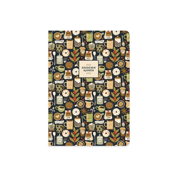 Keskin 17x24 Ciltli Akademik Ajanda 2022-2023 Kahve 830250
