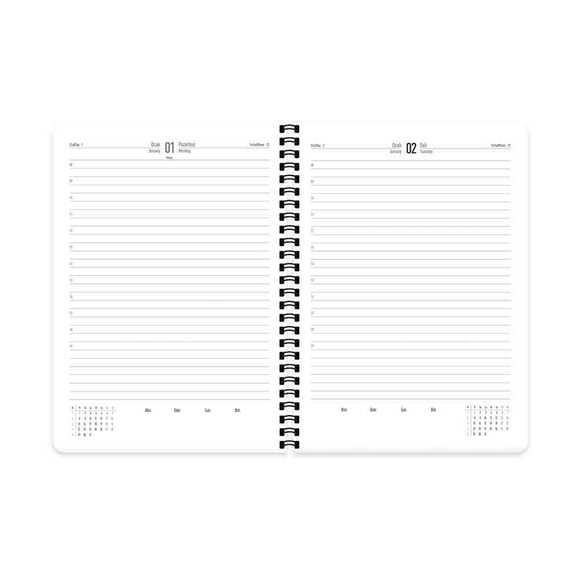 Keskin 2024 17X24 Atatürk Günlük Spiralli Ajanda-Başkomutan