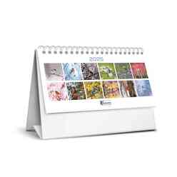 Keskin 2025 Karton Üçgen Masa Takvimi Kuşlar 600040-99 - Thumbnail