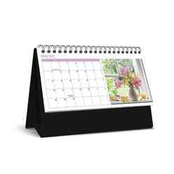 Keskin 2025 Plastik Üçgen Masa Takvimi Çiçek 600044-99 - Thumbnail